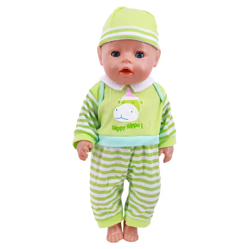 16 Styles Doll Pajamas Dress For 18 Inch American Doll Girl Toy 43cm Baby Doll Clothes Accessories Our Generation Nenuco