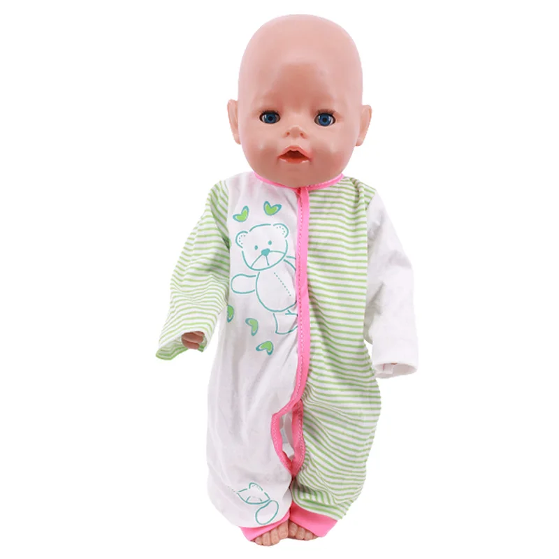 16 Styles Doll Pajamas Dress For 18 Inch American Doll Girl Toy 43cm Baby Doll Clothes Accessories Our Generation Nenuco