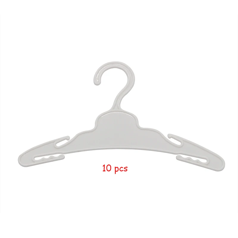 10pcs/lot 18 Inches American Doll Clothes Multicolor Hangers For 43 Cm Baby New Born Dolls For Our Generation Toys Accessories