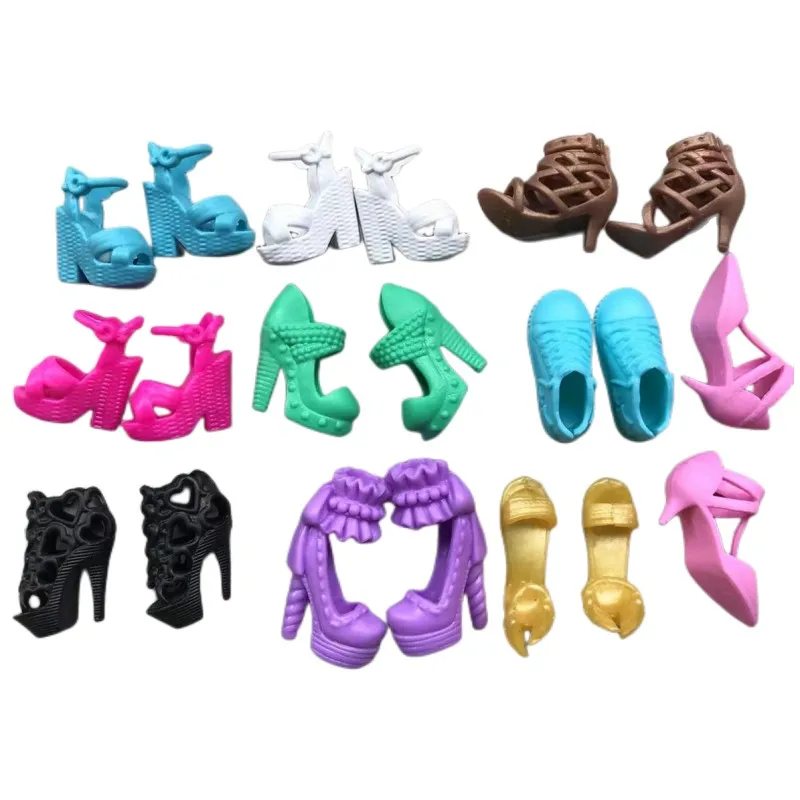 1/6 Doll Shoes Kids DIY Playing Doll Accessories Shoes Original Sandals Doll Colorful Boots Decors Male Female Doll Parts
