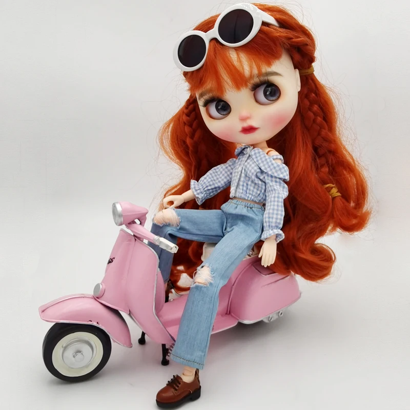 Blythe Doll Shoes for Azone Boots OB23 OB24 DBS Doll Shoes 3 Cm