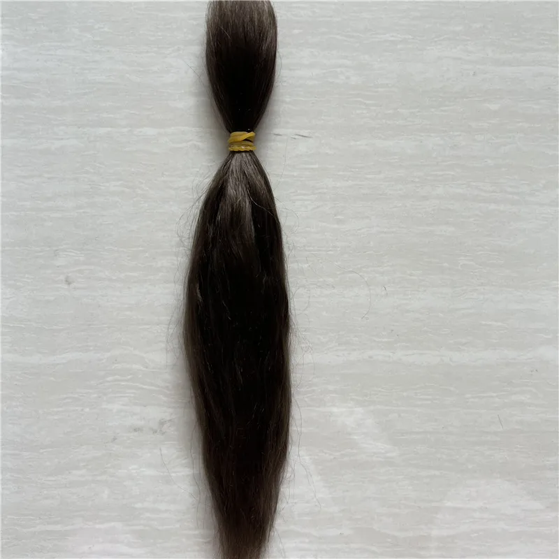Different Colors Handrooted Reborn Doll Mohair Golden Brown Coffee Colors BJD 1/12 OB11 Dolls Mohair Wigs Hair Accessory
