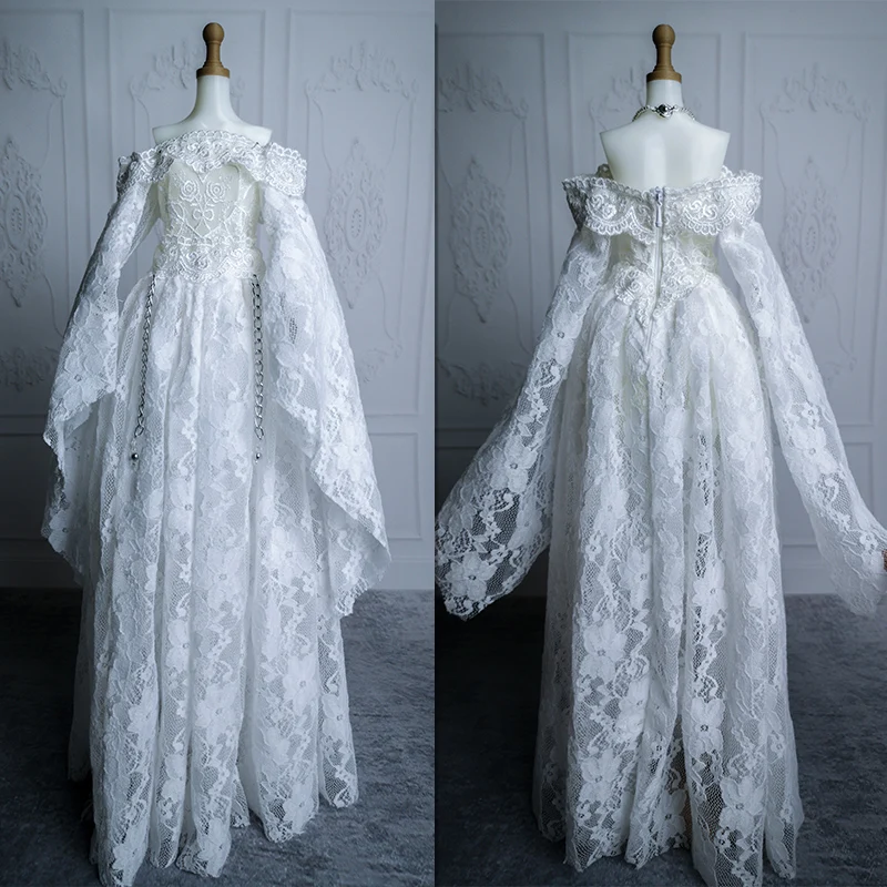 1/6 1/4 1/3 scale BJD clothes Nightdress Palace style Princess dress for BJD/SD YOSD MSD SD13 big girl doll accessories C0650