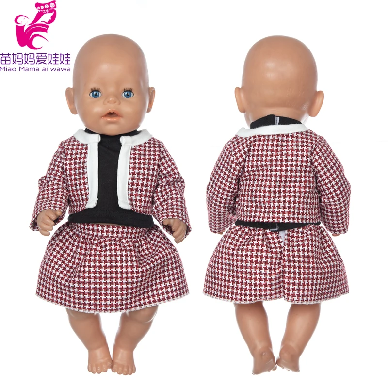 18 Inch Girl Doll Outfit Fashion Girl Doll Clothes Sets Coat Dress