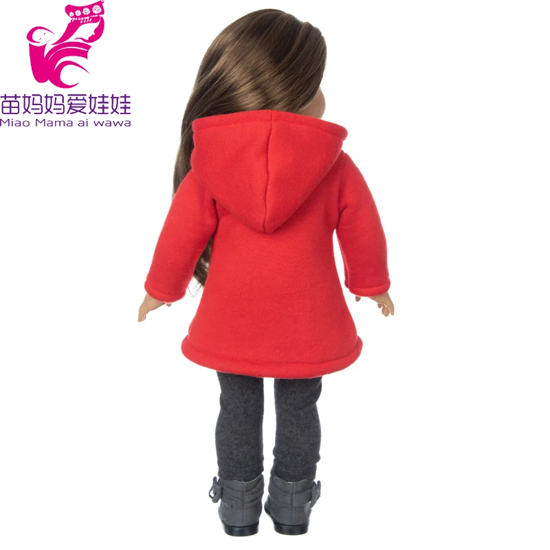 18 Inch Girl Doll Outfit Fashion Girl Doll Clothes Sets Coat Dress