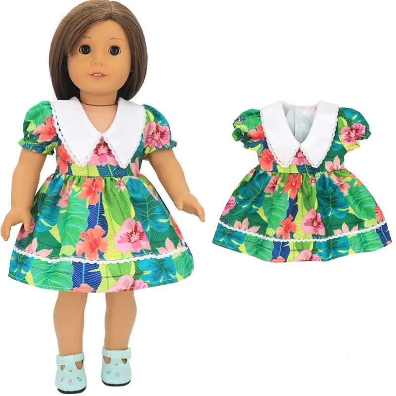 18 Inch Girl Doll Outfit Fashion Girl Doll Clothes Sets Coat Dress