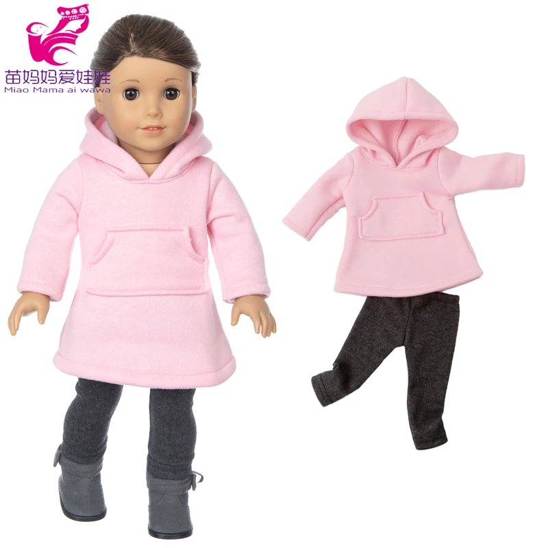 18 Inch Girl Doll Outfit Fashion Girl Doll Clothes Sets Coat Dress
