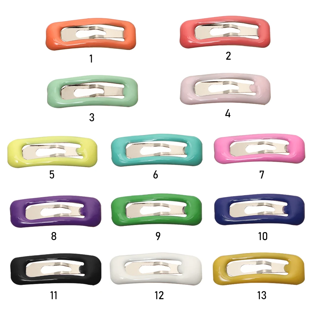 10pcs Cute Mini Doll Hair Clip Kids Hairclips Candy Colors Doll Hairpin Headwear Girl Birthday Gift Children DIY Doll Accessorie