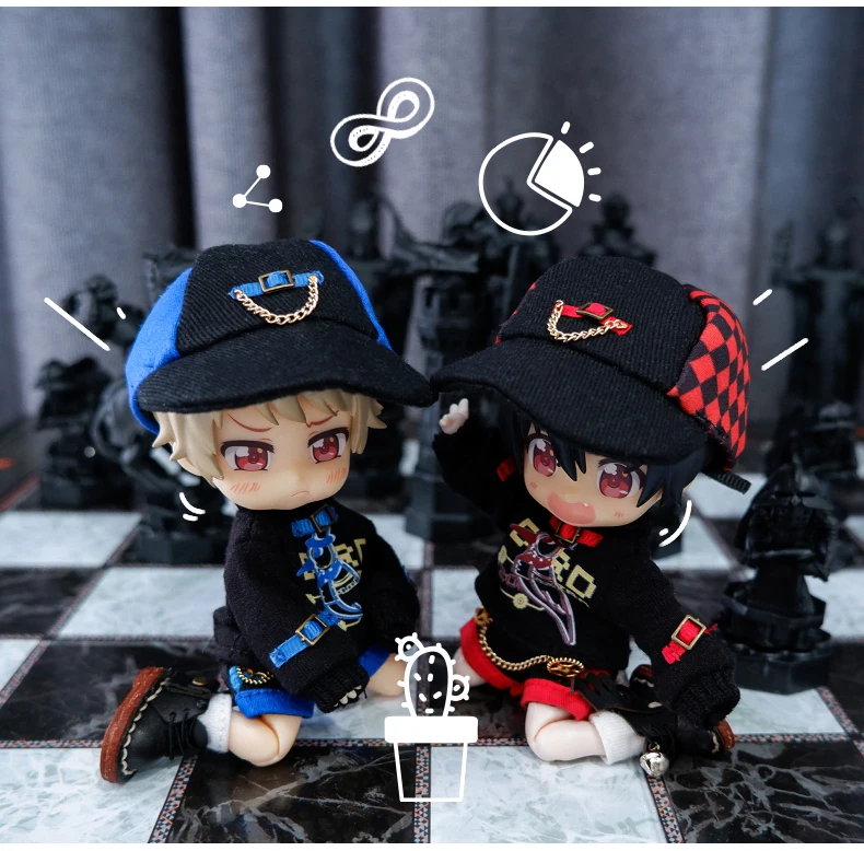 Ob11 Doll Dinosaur Clothes Fashion Cool Mechanical Bird Doll Baker Clothes Doll Accessories For Obitsu 11,Molly, Gsc,1/12 Bjd