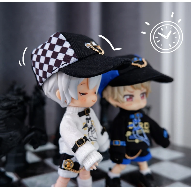 Ob11 Doll Dinosaur Clothes Fashion Cool Mechanical Bird Doll Baker Clothes Doll Accessories For Obitsu 11,Molly, Gsc,1/12 Bjd