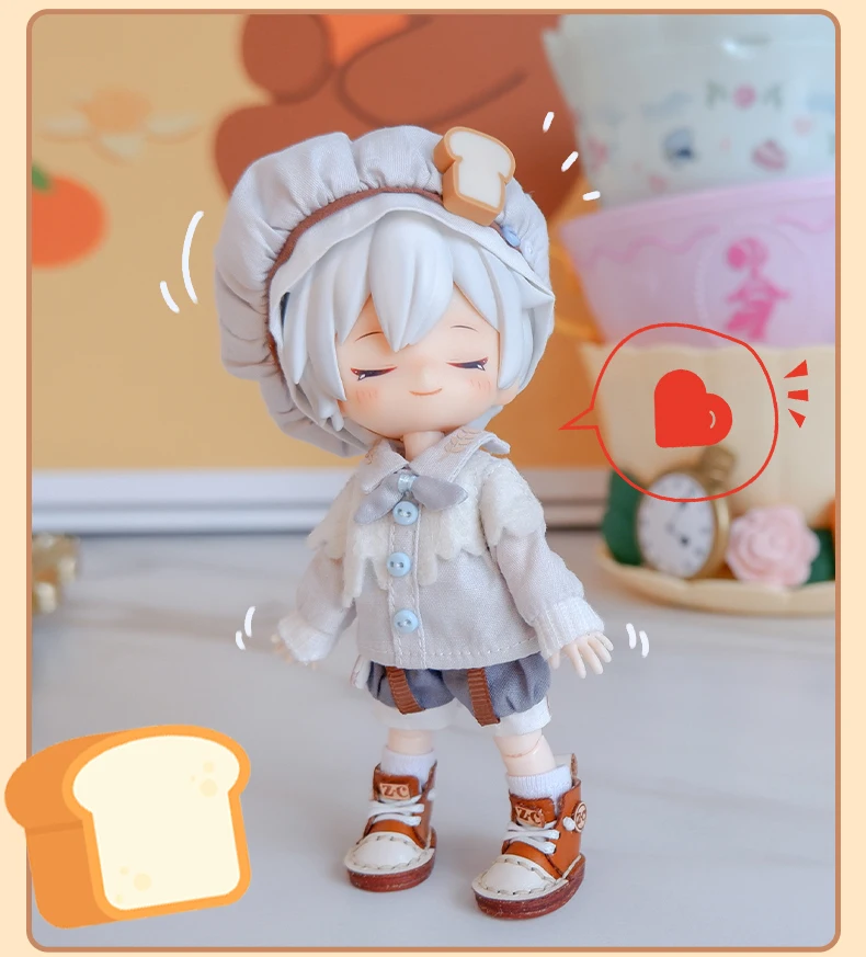 Ob11 Doll Dinosaur Clothes Fashion Cool Mechanical Bird Doll Baker Clothes Doll Accessories For Obitsu 11,Molly, Gsc,1/12 Bjd