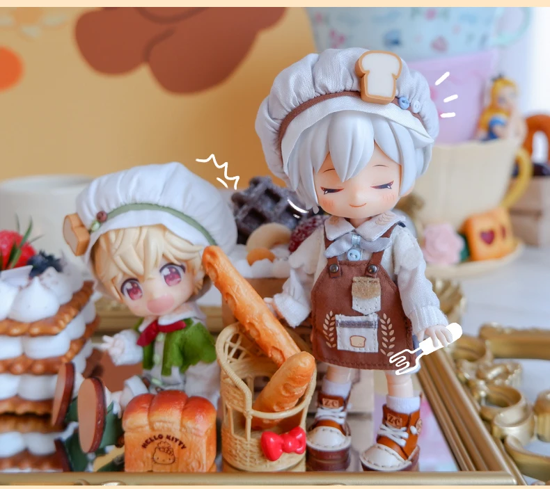 Ob11 Doll Dinosaur Clothes Fashion Cool Mechanical Bird Doll Baker Clothes Doll Accessories For Obitsu 11,Molly, Gsc,1/12 Bjd
