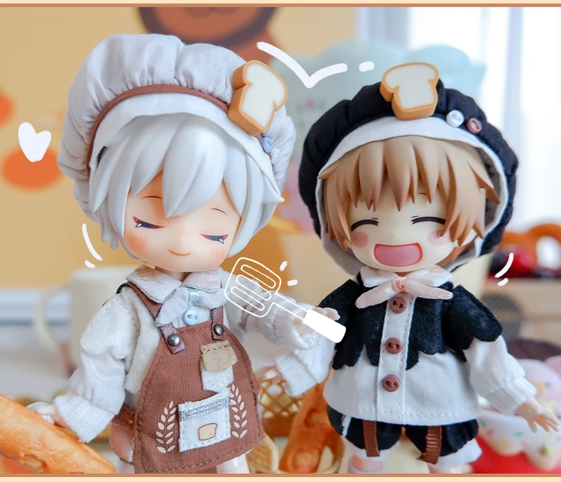 Ob11 Doll Dinosaur Clothes Fashion Cool Mechanical Bird Doll Baker Clothes Doll Accessories For Obitsu 11,Molly, Gsc,1/12 Bjd