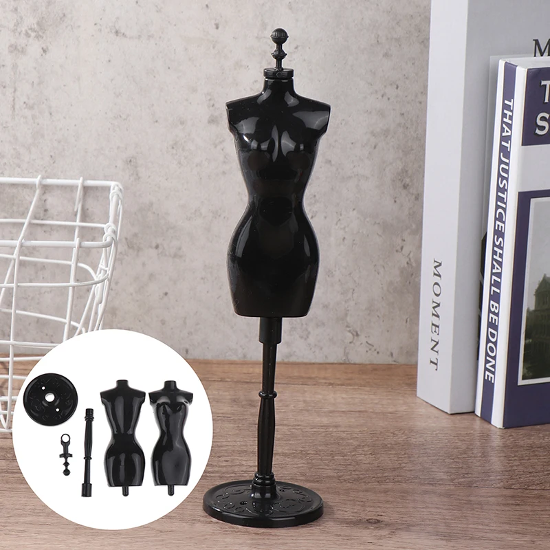 1Set 1:6 Dollhouse Miniature Mannequin Model Skirt Support Humanoid Coat Hanger For Doll Accessories Kids Toys Gift