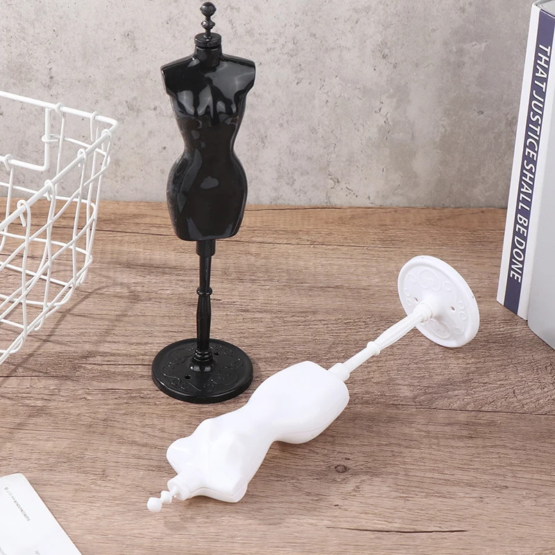 1Set 1:6 Dollhouse Miniature Mannequin Model Skirt Support Humanoid Coat Hanger For Doll Accessories Kids Toys Gift