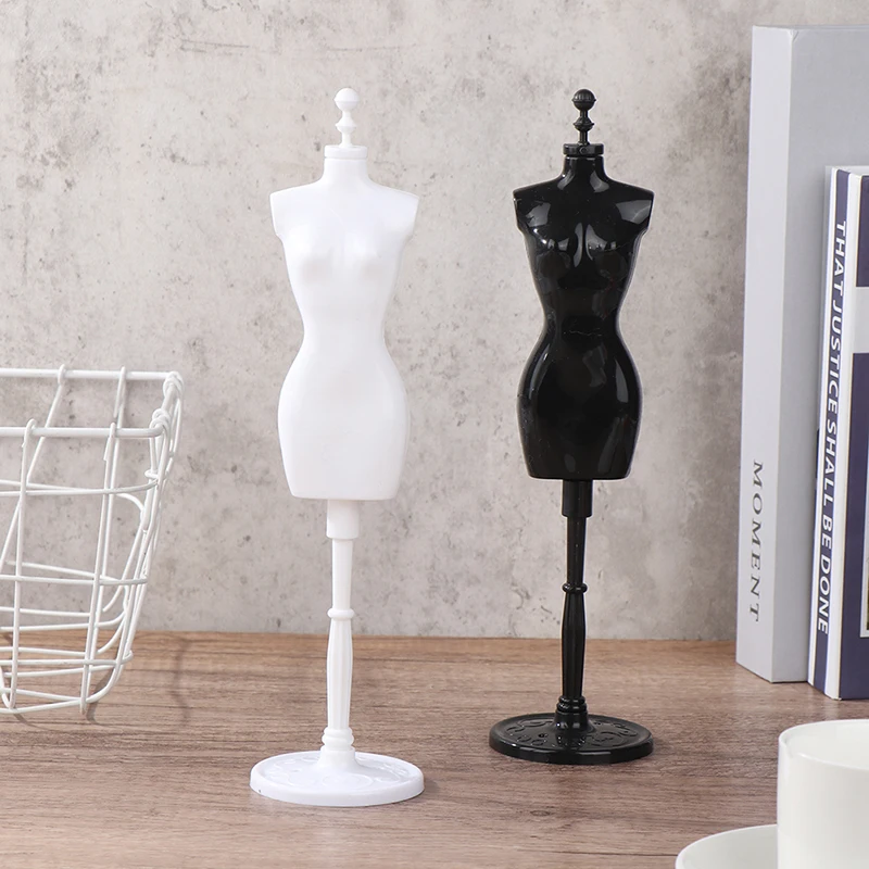 1Set 1:6 Dollhouse Miniature Mannequin Model Skirt Support Humanoid Coat Hanger For Doll Accessories Kids Toys Gift