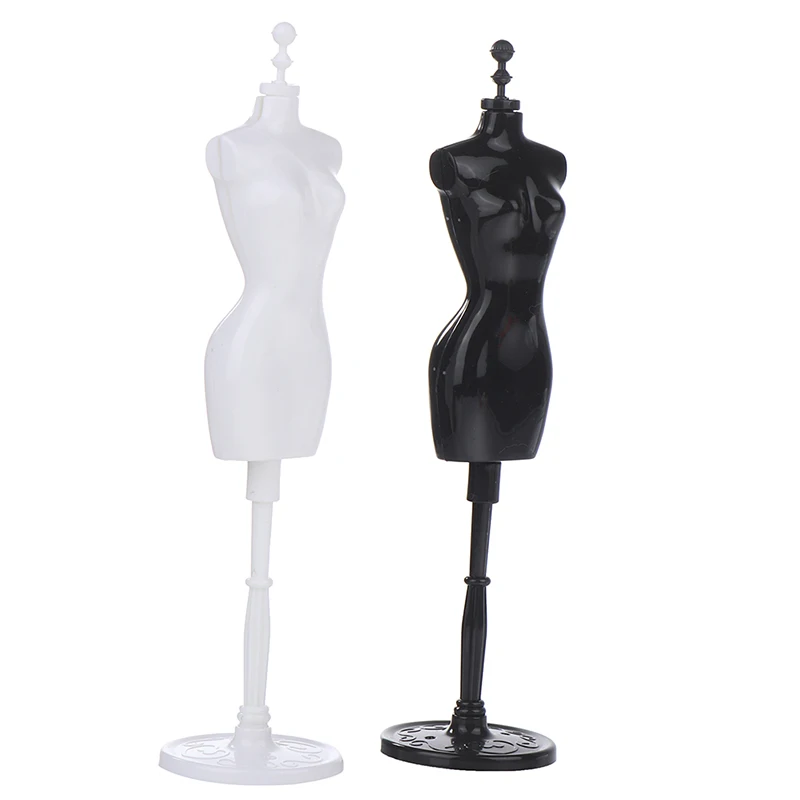 1Set 1:6 Dollhouse Miniature Mannequin Model Skirt Support Humanoid Coat Hanger For Doll Accessories Kids Toys Gift
