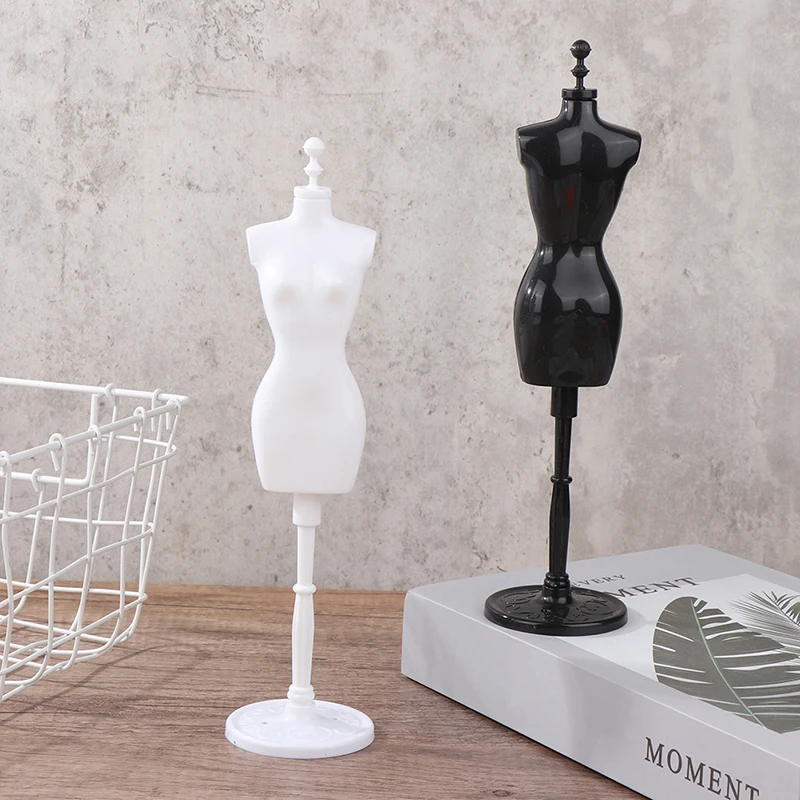 1Set 1:6 Dollhouse Miniature Mannequin Model Skirt Support Humanoid Coat Hanger For Doll Accessories Kids Toys Gift