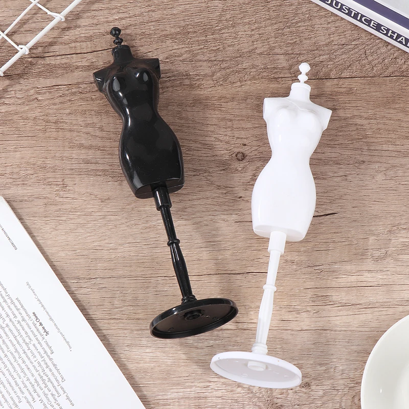 1Set 1:6 Dollhouse Miniature Mannequin Model Skirt Support Humanoid Coat Hanger For Doll Accessories Kids Toys Gift