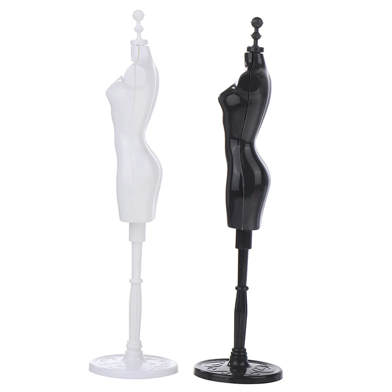 1Set 1:6 Dollhouse Miniature Mannequin Model Skirt Support Humanoid Coat Hanger For Doll Accessories Kids Toys Gift