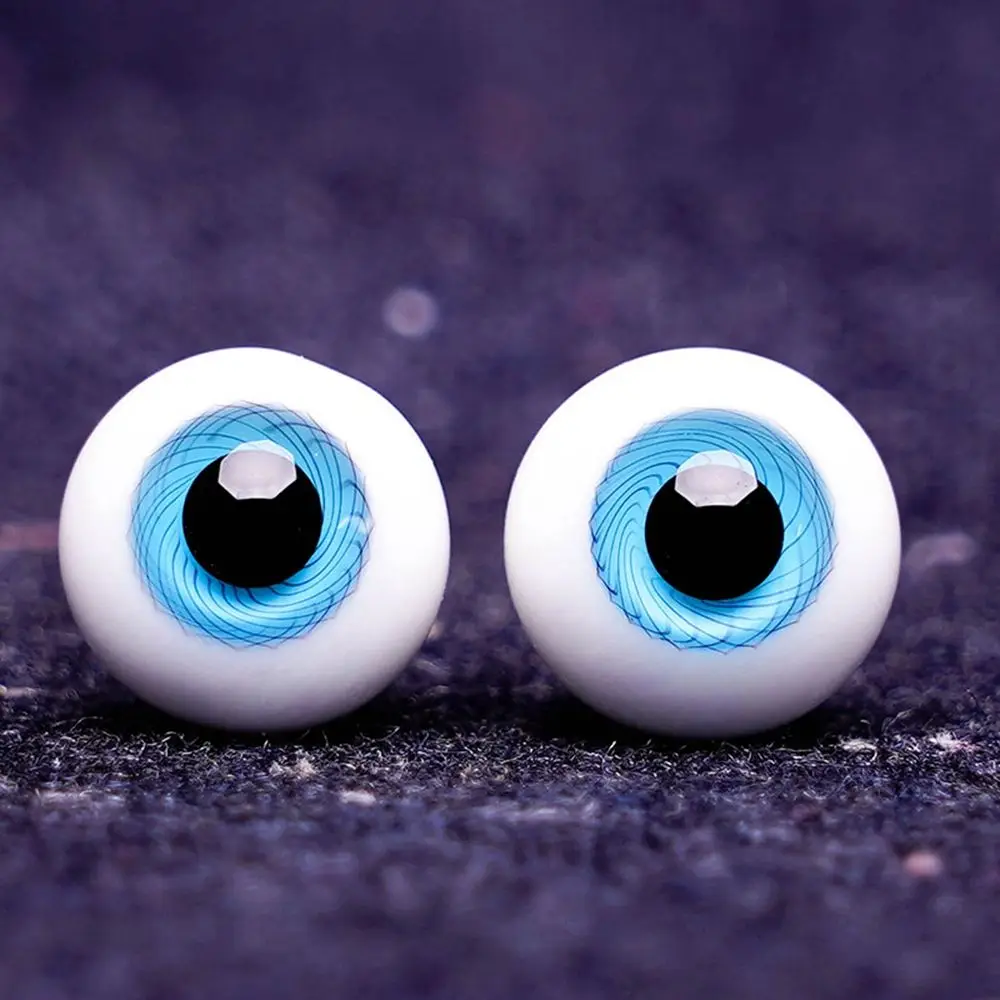 1Pair Safety Animal Toy Eyes DIY Blue Black Glass Eyes Eyeball For BJD Doll DIY Doll Making Crafts Accessories 6/8/10/12/14mm