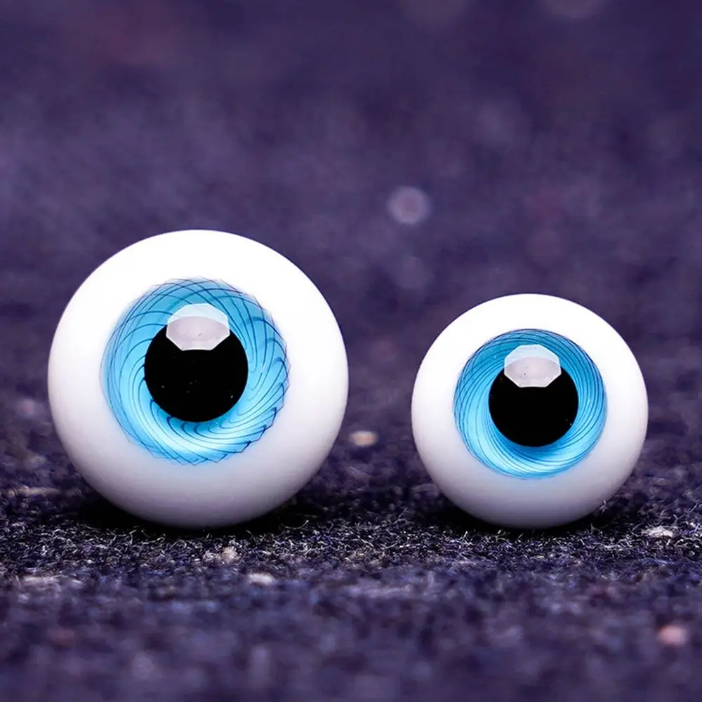 1Pair Safety Animal Toy Eyes DIY Blue Black Glass Eyes Eyeball For BJD Doll DIY Doll Making Crafts Accessories 6/8/10/12/14mm