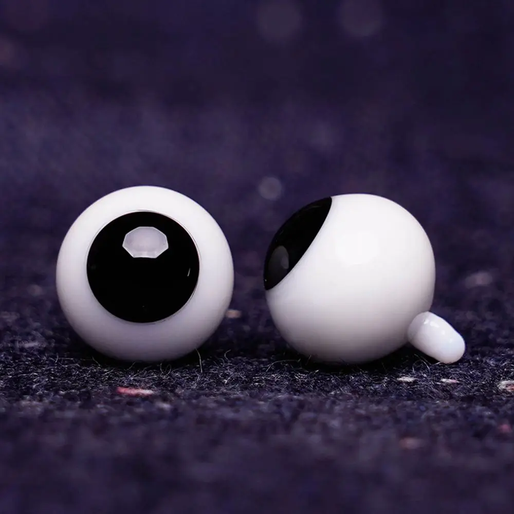 1Pair Safety Animal Toy Eyes DIY Blue Black Glass Eyes Eyeball For BJD Doll DIY Doll Making Crafts Accessories 6/8/10/12/14mm