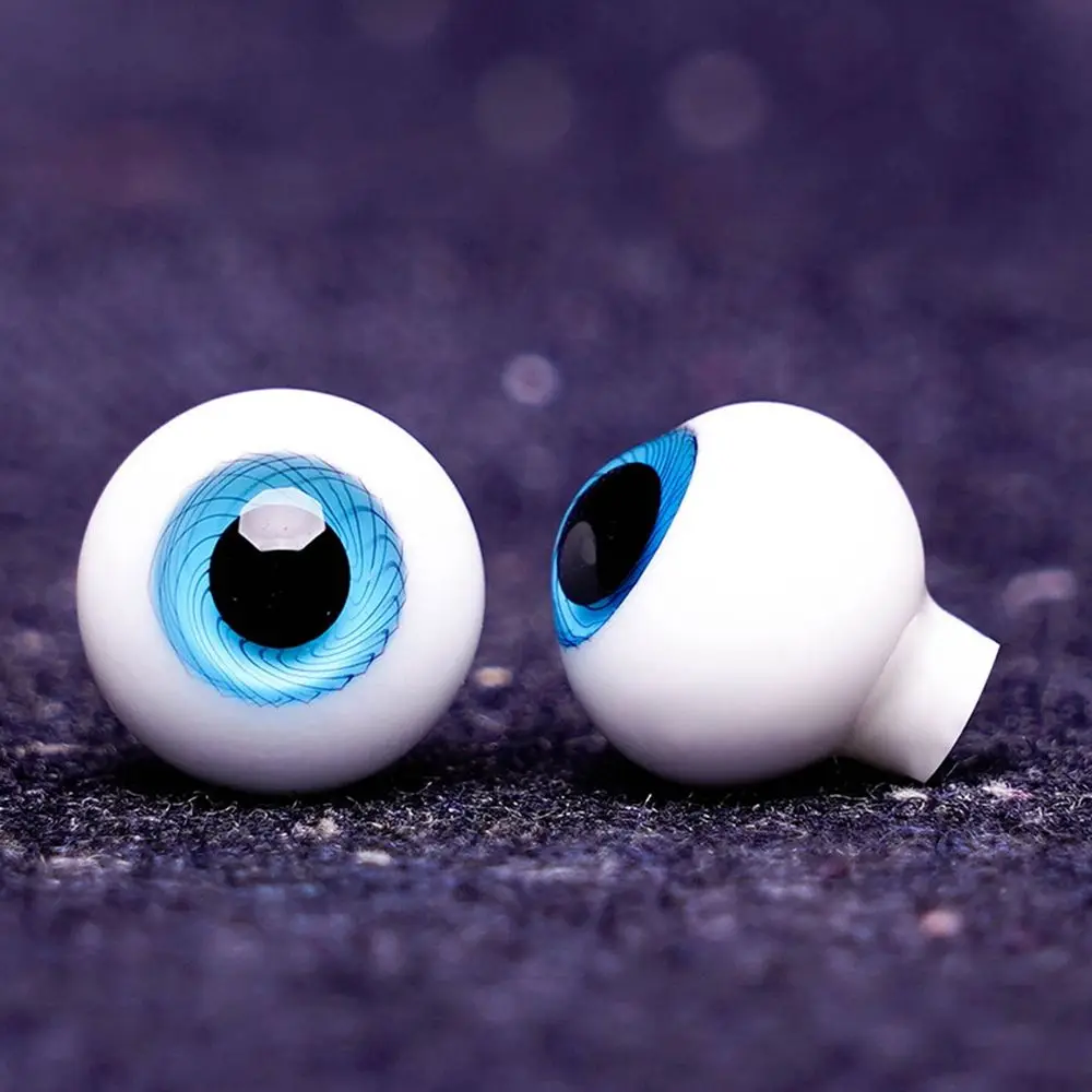 1Pair Safety Animal Toy Eyes DIY Blue Black Glass Eyes Eyeball For BJD Doll DIY Doll Making Crafts Accessories 6/8/10/12/14mm