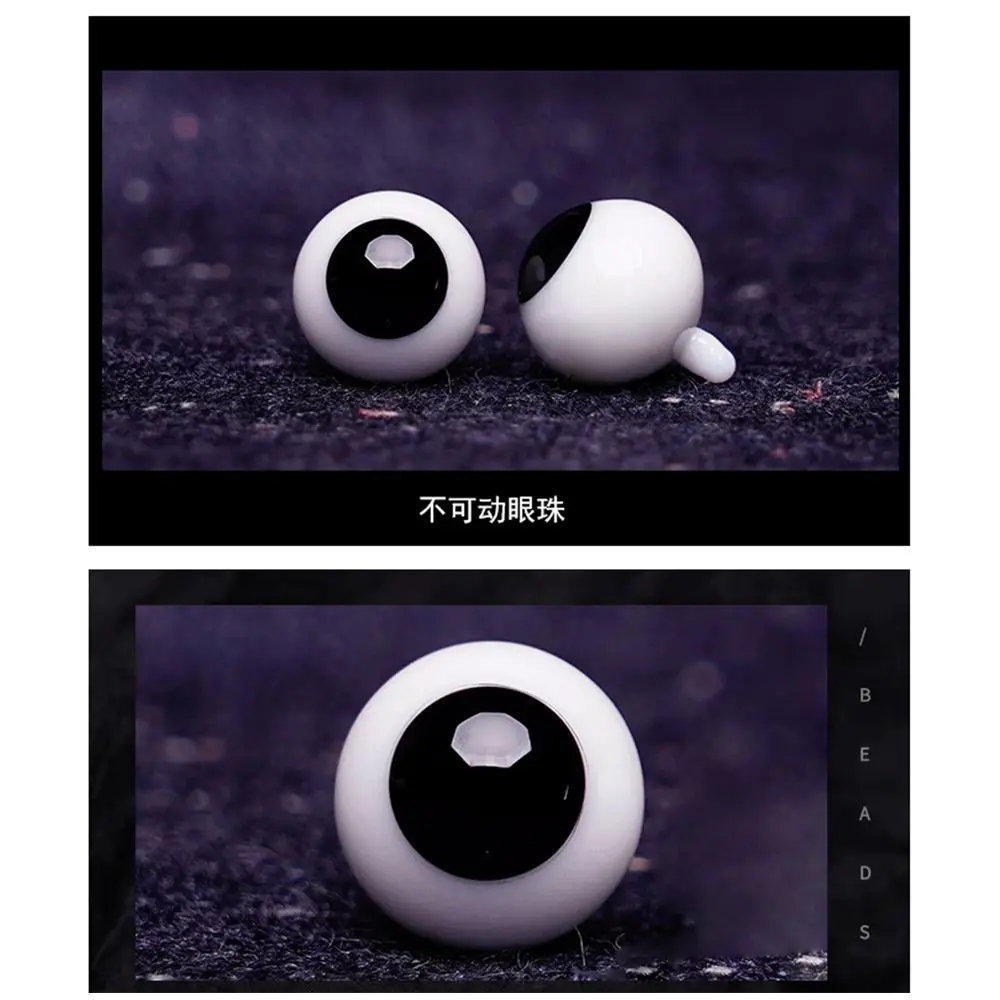 1Pair Safety Animal Toy Eyes DIY Blue Black Glass Eyes Eyeball For BJD Doll DIY Doll Making Crafts Accessories 6/8/10/12/14mm