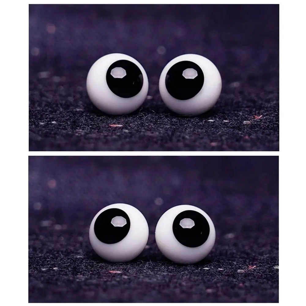 1Pair Safety Animal Toy Eyes DIY Blue Black Glass Eyes Eyeball For BJD Doll DIY Doll Making Crafts Accessories 6/8/10/12/14mm