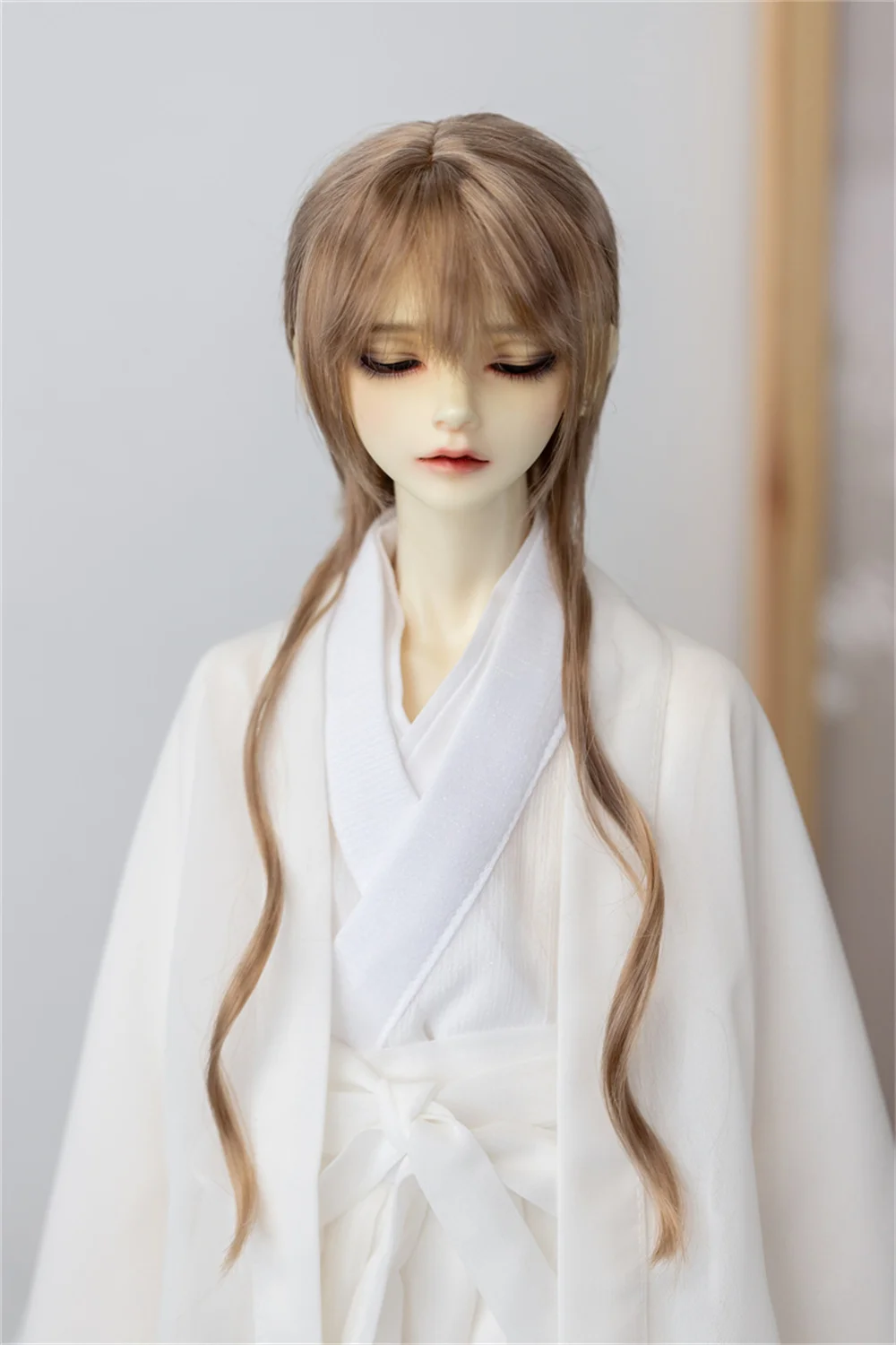 In Stock BJD/SD Wig 1/3 1/4 Milk Silk Short Hair Long Curly Elegant Girls Brown Green Doll Accessories(No Doll)