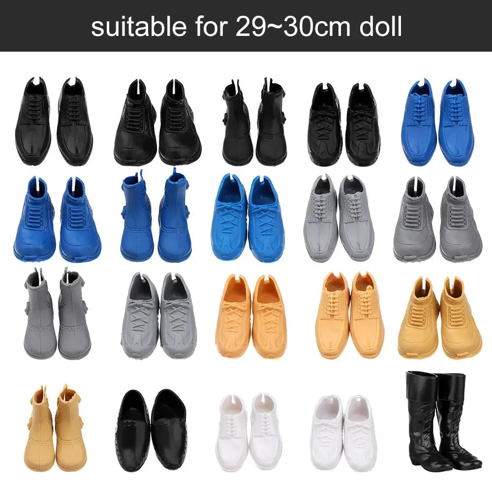 Multistyles Fashion 1/6 Male Dolls Decors Parts Doll Shoes Prince Males Kids DIY Dressing Boots Sandals