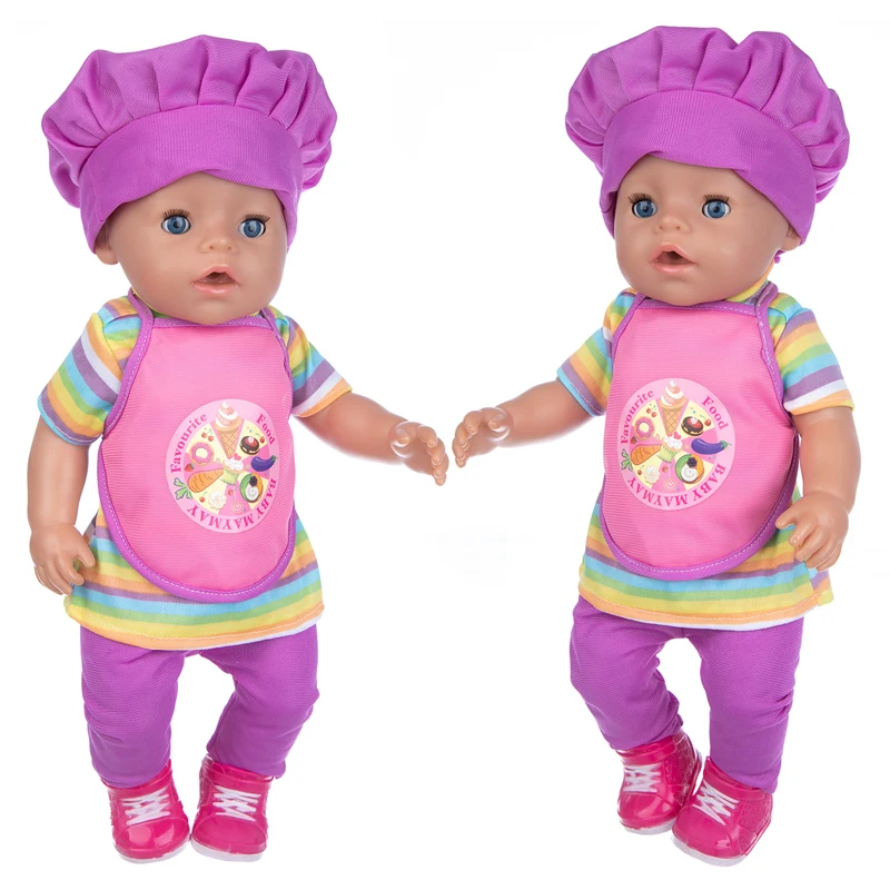 Baby Doll Boy Clothes 43Cm 17 Inch Baby Dolls Coat Sport Toys Wear Children Girl Gifts