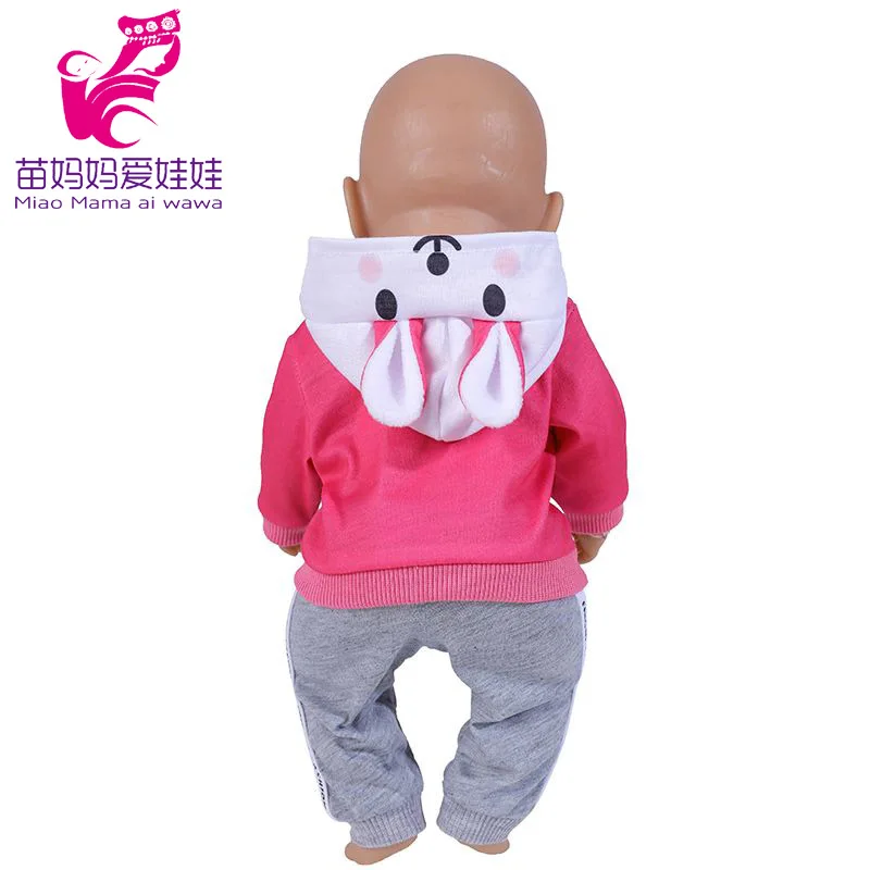 Baby Doll Boy Clothes 43Cm 17 Inch Baby Dolls Coat Sport Toys Wear Children Girl Gifts