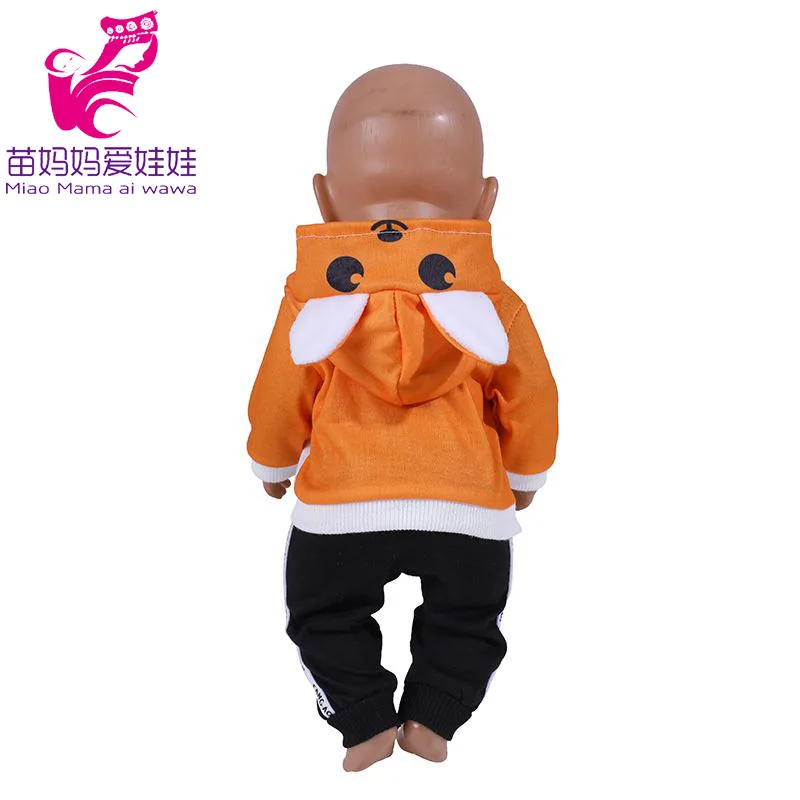 Baby Doll Boy Clothes 43Cm 17 Inch Baby Dolls Coat Sport Toys Wear Children Girl Gifts
