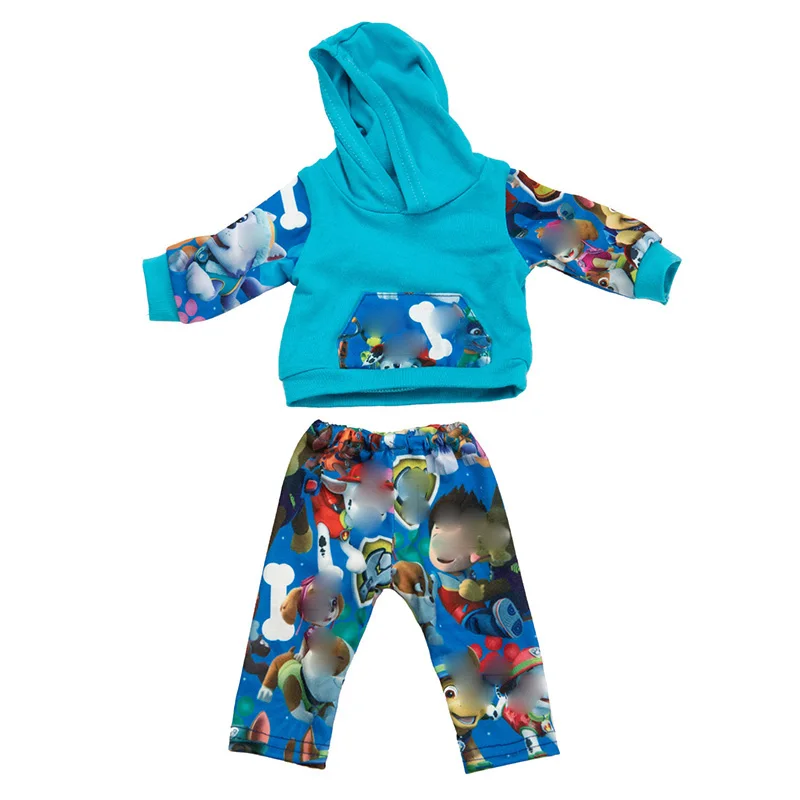 Baby Doll Boy Clothes 43Cm 17 Inch Baby Dolls Coat Sport Toys Wear Children Girl Gifts