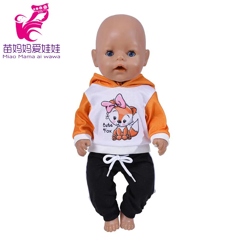 Baby Doll Boy Clothes 43Cm 17 Inch Baby Dolls Coat Sport Toys Wear Children Girl Gifts