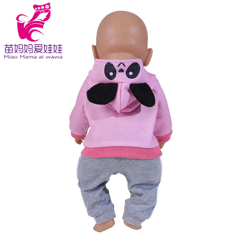 Baby Doll Boy Clothes 43Cm 17 Inch Baby Dolls Coat Sport Toys Wear Children Girl Gifts