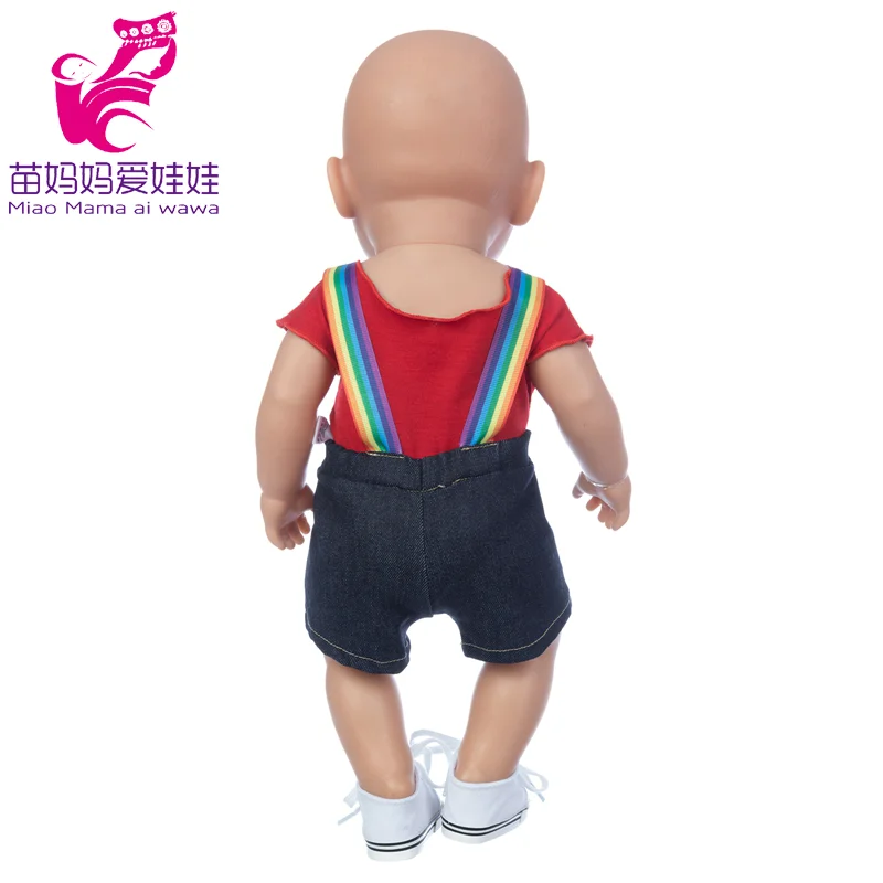 Baby Doll Boy Clothes 43Cm 17 Inch Baby Dolls Coat Sport Toys Wear Children Girl Gifts