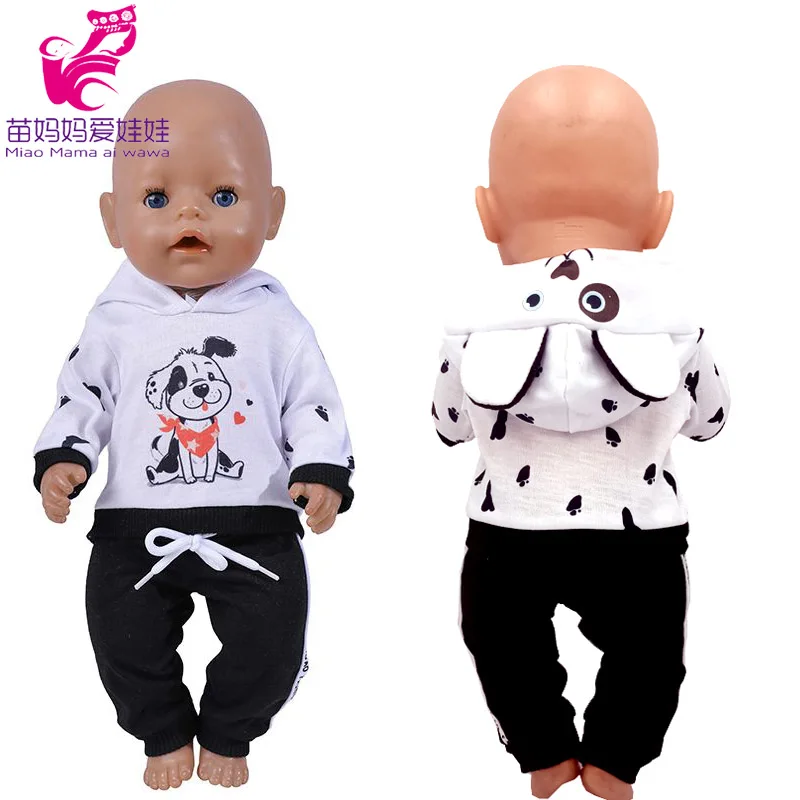 Baby Doll Boy Clothes 43Cm 17 Inch Baby Dolls Coat Sport Toys Wear Children Girl Gifts