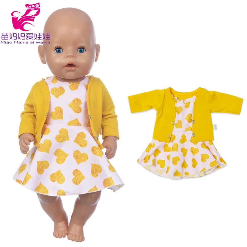 Baby Doll Boy Clothes 43Cm 17 Inch Baby Dolls Coat Sport Toys Wear Children Girl Gifts