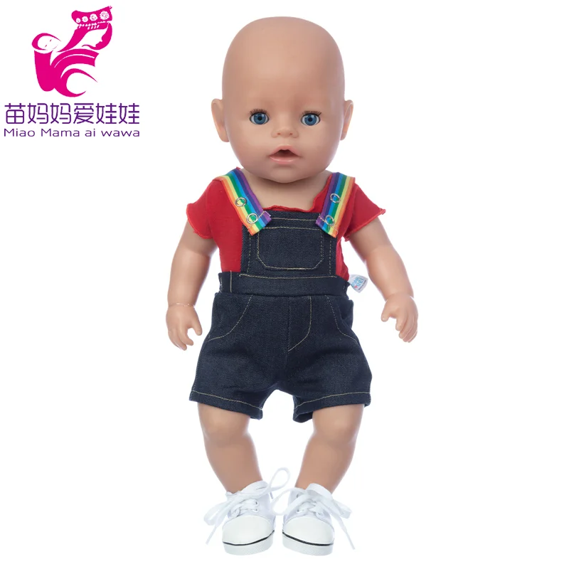 Baby Doll Boy Clothes 43Cm 17 Inch Baby Dolls Coat Sport Toys Wear Children Girl Gifts