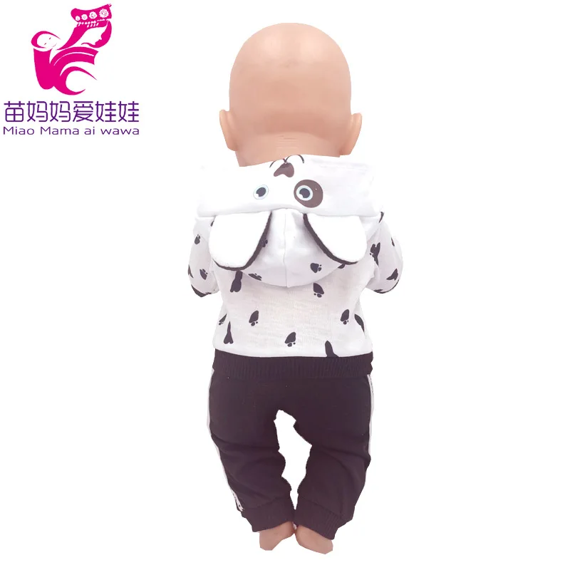 Baby Doll Boy Clothes 43Cm 17 Inch Baby Dolls Coat Sport Toys Wear Children Girl Gifts