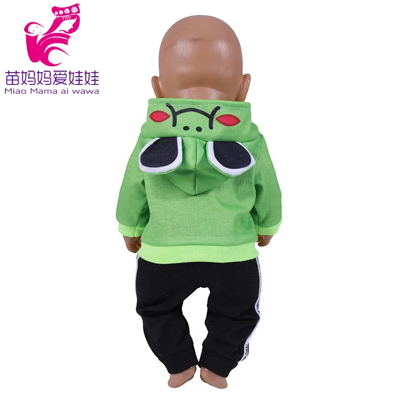 Baby Doll Boy Clothes 43Cm 17 Inch Baby Dolls Coat Sport Toys Wear Children Girl Gifts