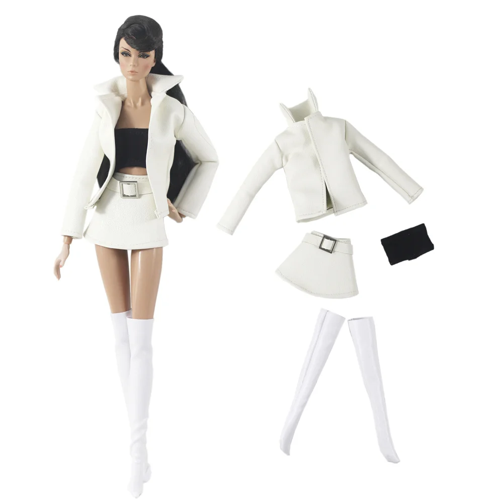 Handmade BABI CLOTHES Leather Clothing Outfit for 11.5 inch 30cm Doll Clothes Many Style Gifts for BABI Doll Accessories 03