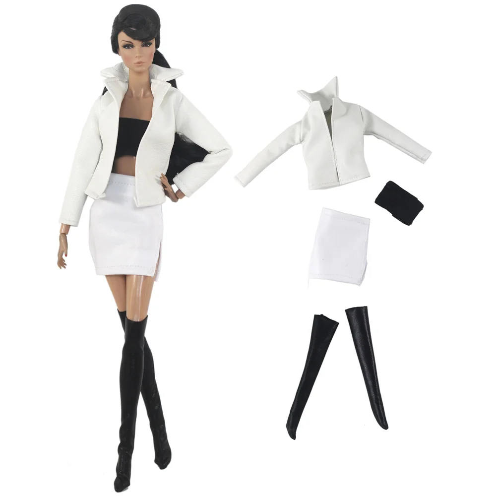 Handmade BABI CLOTHES Leather Clothing Outfit for 11.5 inch 30cm Doll Clothes Many Style Gifts for BABI Doll Accessories 03