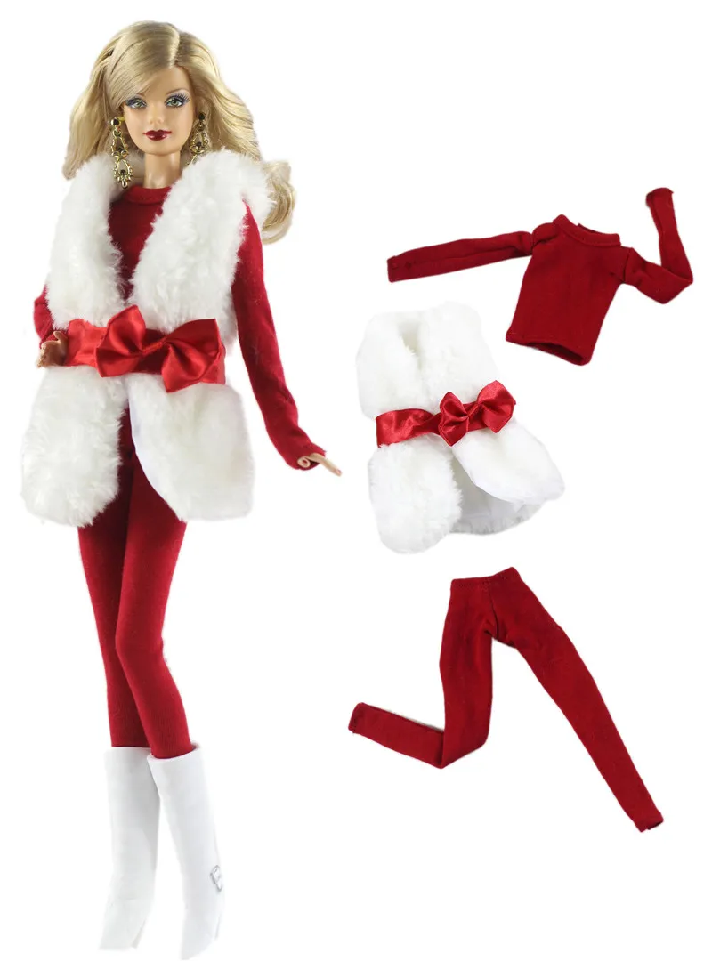 Handmade BABI CLOTHES Leather Clothing Outfit for 11.5 inch 30cm Doll Clothes Many Style Gifts for BABI Doll Accessories 03