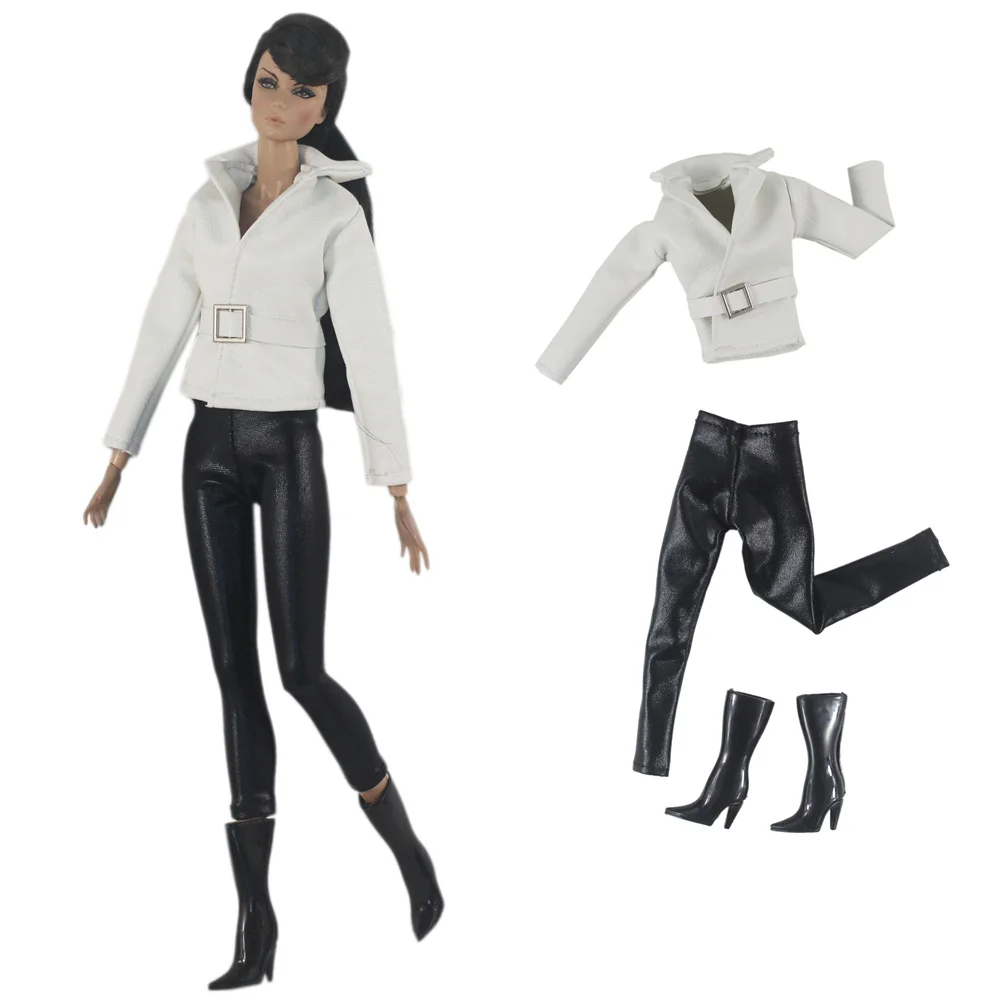 Handmade BABI CLOTHES Leather Clothing Outfit for 11.5 inch 30cm Doll Clothes Many Style Gifts for BABI Doll Accessories 03