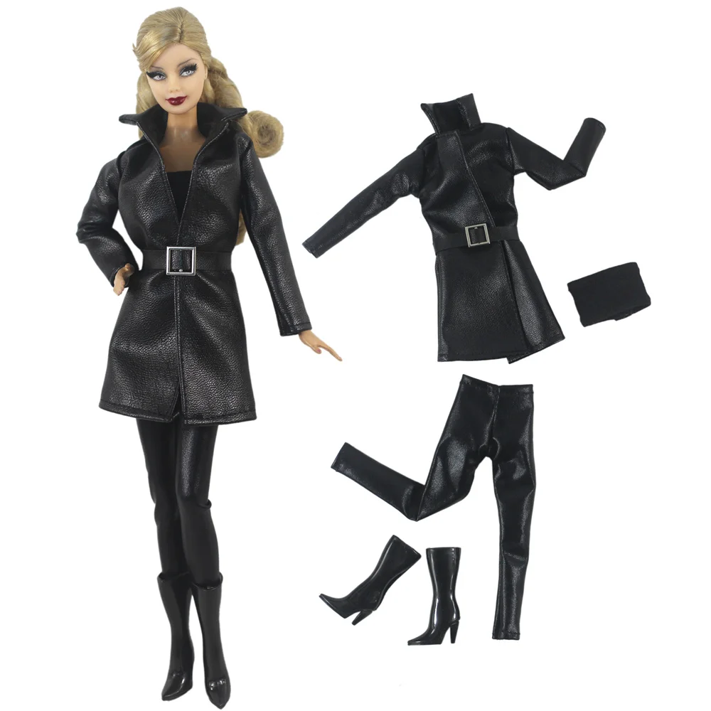 Handmade BABI CLOTHES Leather Clothing Outfit for 11.5 inch 30cm Doll Clothes Many Style Gifts for BABI Doll Accessories 03