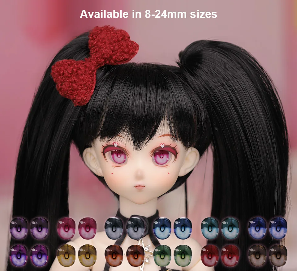 BJD Eyes Anime Resin Eyeball DE32 8 10 12 14 16 18 20 22 24mm Handscraft Colourful Doll Accessories